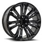 O.E. Revolution 158 22X9 6X139.7 +24 Cb 78.1 Gloss Black