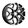 PR176BM 24X10 6X5.5 78.1 GBLK MCH-SPK 24