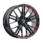 PR194RS 20X11 5X120 67 G-BLK RED-MACH 43