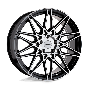 PE P3C 19X8 5X115 76 G-BLK MACH +40