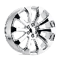 PR204C 22X9 6X5.5 78.1 CHROME 28MM