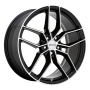 PE P5C 20X8.5 5X115 76 G-BLK MACH +40