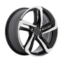 PR216 18X8 5X4.5 64 G-BLK-MCH +45