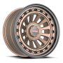 Vortek VRD-702 RADAR 18x9 5x127 5x139.7 0 Cb 78.1 Matte Bronze With Black Bolts & Lip