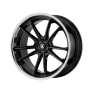 ABL23 20X9 5X4.5 G-BLK CHR LIP 35MM