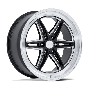 GROOVE 6 DRAG 20X9.5 6X5.5 +25 GBLK-MILL