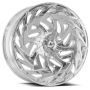 Azara AZA-520 28x9.5 5x 6x Blank +15 Cb 78.1 Chrome