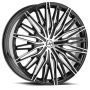 Azara AZA-522 24X9 5X115 5X120 +18 Cb 78.1 Gloss Black & Machined