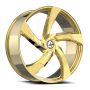 Azara AZA-524 20x8.5 5x114.3 5x120 +35 Cb 74.1 Nano Gold