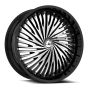Azara AZA-526 26x9.5 5x115 5x120 +32 Cb 78.1 Gloss Black & Machined