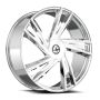 Azara AZA-529 20x8.5 5x108 5x114.3 +35 Cb 74.1 Nano Chrome