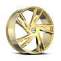Azara AZA-529 22x9.5 5x115 5x120 +15 Cb 74.1 Nano Gold
