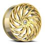 Azara AZA-531 22x8.5 5x114.3 5x120 +38 Cb 74.1 Nano Gold