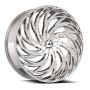 Azara AZA-531 22x9.5 6x135 6x139.7 +22 Cb 108 Nano Chrome