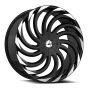 Azara AZA-534 20x8.5 5x112 5x114.3 +35 Cb 74.1 Gloss Black & Machined