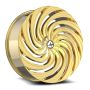 Azara AZA-535 30x9.5 5x 6x Blank +15 Cb 78.1 Gold