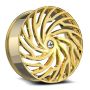 Azara AZA-536 22x8.5 5x112 5x114.3 +38 Cb 74.1 Gold