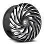 Azara AZA-536 22x9.5 5x115 5x120 +15 Cb 74.1 Gloss Black & Machined
