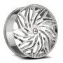 Azara AZA-537 22x9.5 5x115 5x120 +15 Cb 74.1 Gloss Black & Machined