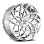 Azara AZA-540 20x8.5 5x108 5x114.3 +35 Cb 74.1 Nano Chrome