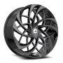 Azara AZA-540 22x8.5 5x114.3 5x120 +38 Cb 74.1 Gloss Black & Machined