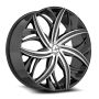 Azara AZA-541 20x8.5 5x114.3 5x120 +35 Cb 74.1 Gloss Black & Machined