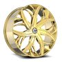 Azara AZA-541 20x8.5 5x114.3 5x120 +35 Cb 74.1 Gold