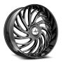 Azara AZX-101 18X8.0 5x112 5x114.3 +35 Cb 74.1 Gloss Black & Milled