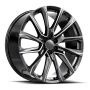OE. Revolution CAD-34 24X10 6X139.7 +31 Cb 78.1 Gloss Black & Milled