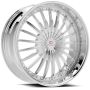 Cavallo CLV-32 20x8.5 5x108 5x114.3 +35 Cb 74.1 Gloss Black & Machined