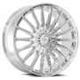 Cavallo CLV-34 20x8.5 5x110 5x114.3 +35 Cb 74.1 Nano Chrome