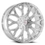 Cavallo CLV-37 22x9.5 5x 6x Blank +18 Cb 78.1 Nano Chrome