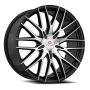 Cavallo CLV-45 18x8.0 5x108 5x114.3 +35 Cb 74.1 Gloss Black & Machined