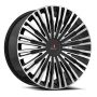 Cavallo CLV-48 20x8.5 6x135 6x139.7 +25 Cb 108 Gloss Black & Machined