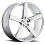 Cavallo CLV-5 20x8.5 Blank +35 Cb 74.1 Gloss Black & Machined