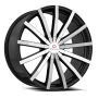Cavallo CLV-52 18x8.0 5x114.3 5x120 +35 Cb 74.1 Gloss Black & Machined