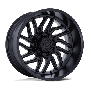 HURRICANE 22X12 8X6.5 125 -44 BLK-OUT