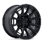 FOXHOUND 17X9 6X5.5 106 +1 BLK-OUT