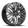 OE. Revolution G-14 24X10 6X139.7 +31 Cb 78.1 Gloss Black & Milled