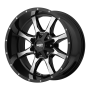 MO970 18X9 5X4.5 74.1 MACH G-BLK +18