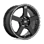 MR116 18X8 5X4.25/4.5 G-BLK +45MM
