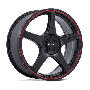 P2E 19X8 5X110/115 72 +40 M-BLK RD-LP