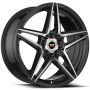 Spec-1 SP-54 20x8.5 5x100 5x114.3 +38 Cb 73.1 Gloss Black & Machined