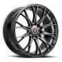 Spec-1 SP-59 18x8.0 5x114.3 5x120 +38 Cb 73.1 Gloss Black & Red Machined