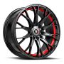 Spec-1 SP-59 18x8.0 5x114.3 5x120 +38 Cb 73.1 Gloss Black & Red Undercut