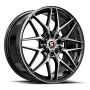Spec-1 SP-60 17x7.5 5x100 5x114.3 +42 Cb 73.1 Gloss Black & Machined