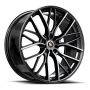 Spec-1 SP-61 17x8.0 5x112 5x114.3 +42 Cb 73.1 Gloss Black & Machined