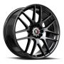 Spec-1 SP-65 17x8.0 5x110 5x114.3 +42 Cb 73.1 Gloss Black & Machined