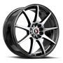 Spec-1 SP-67 18x8.0 5x110 5x114.3 +38 Cb 73.1 Gloss Black & Machined