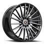 Spec-1 SP-68 18x8.0 5x112 5x114.3 +38 Cb 73.1 Gloss Black & Machined